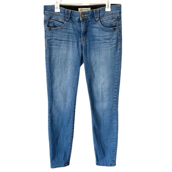 Democracy Jeans Women's 8 Absoultion Skinny Leg Mid Rise Denim Ankle Jeggings - Picture 1 of 7